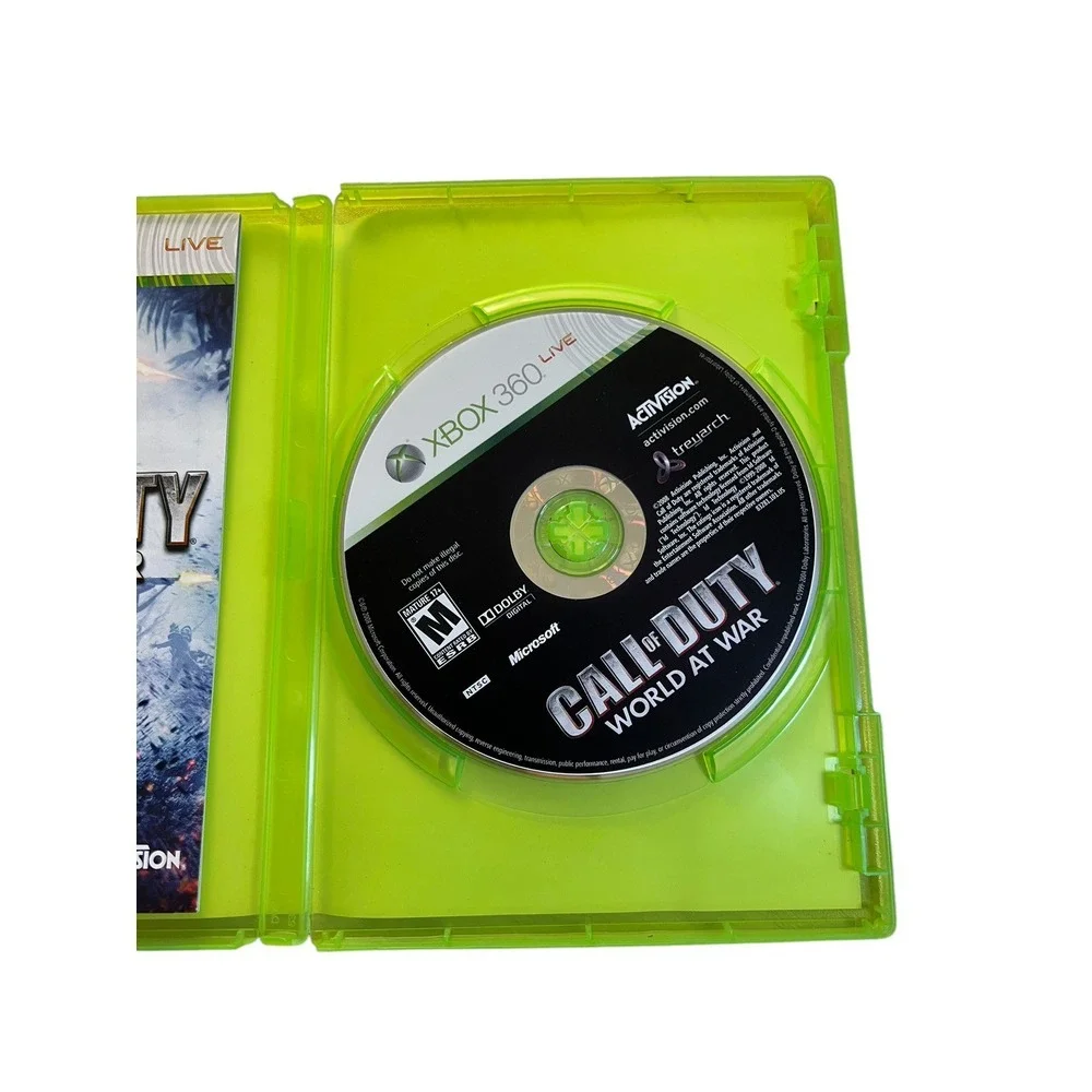 Call of Duty: World‎ at War - Microsoft Xbox 360 Video Game Action